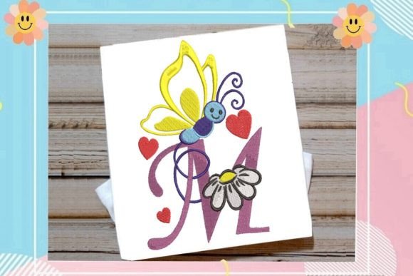 Butterfly M Letter Monogram: A Delicate Touch for Personalized Gifts
