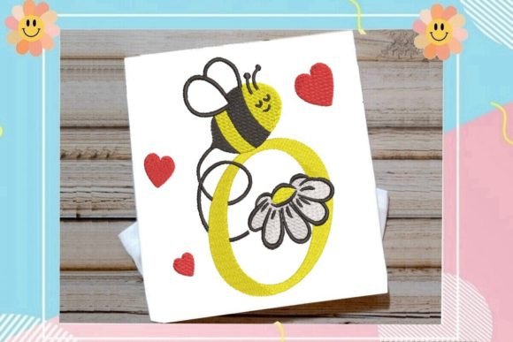 Cute Bee O Letter Monogram: A Craft Fair Darling?