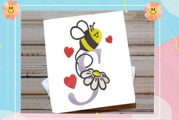 Cute Bee S Letter Monogram: A Sweet Touch for Personalized Gifts