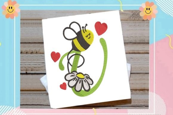 Cute Bee U Letter Monogram: A Playful Touch for Personalized Gifts