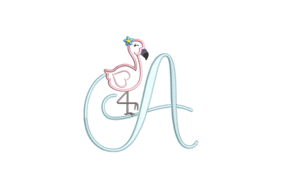 Flamingo Alphabet a: A Seasonal Monogram Review