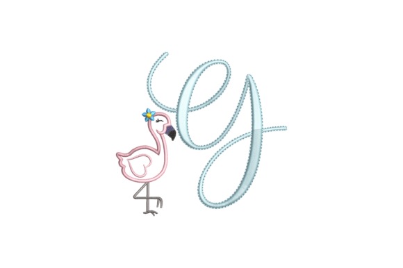 Flamingo Alphabet G: A Craft Fair Embroidery Review