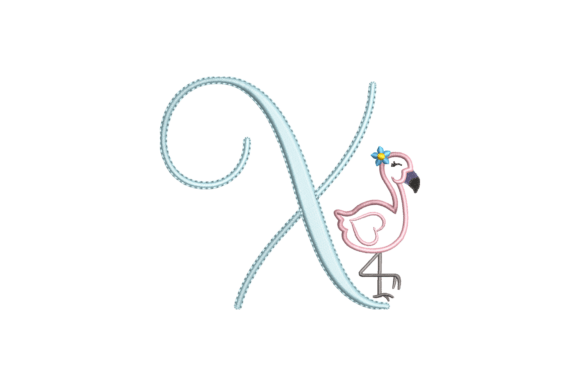Flamingo Alphabet X: A Designer’s Review for Small Business Embroidery