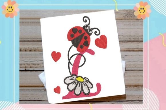 Ladybug L Letter Monogram: A Sweet Touch for Personalized Gifts