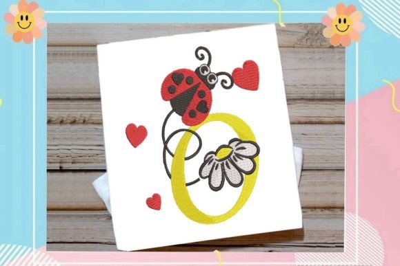 Ladybug O Letter Monogram: Cute & Craft Fair Ready?
